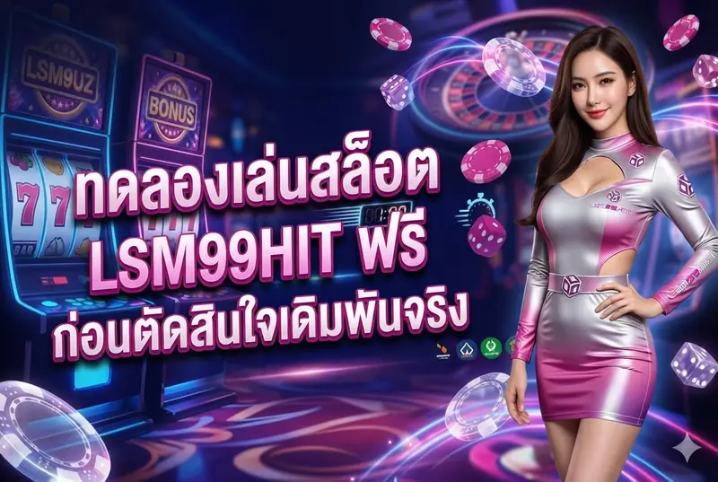 ทดลองเล่นสล็อต LSM99HIT ฟรี ก่อนตัดสินใจเดิมพันจริง